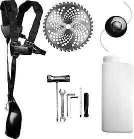 Триммер бензиновый STEHER (Штехер), 2.5 кВт / 3.3 л.с., 52 см3, (бензокоса) (BT-2500)