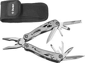 Многофункциональный инструмент, ЗУБР, 12 в 1, металлическая рукоятка 105 мм (47752)