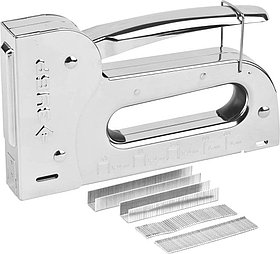 Степлер 6 в 1 Универсал 14, ЗУБР, скобы 53, 53F, 13, 140, 300, 500 (31527)