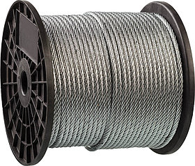 Трос стальной, DIN, ЗУБР, 4 мм, 200 м, серия "Профессионал" (4-304110-04)