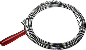 Трос сантехнический ЗУБР 3 м, 6 мм, пластиковая ручка (51902-03)