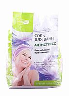 Натуралист Соль для ванн Антистресс, Зеленый чай и Лотос 500г