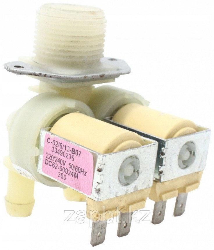 Электромагнитный клапан подачи воды для стиральной машины Samsung DC62-00024M, фото 1