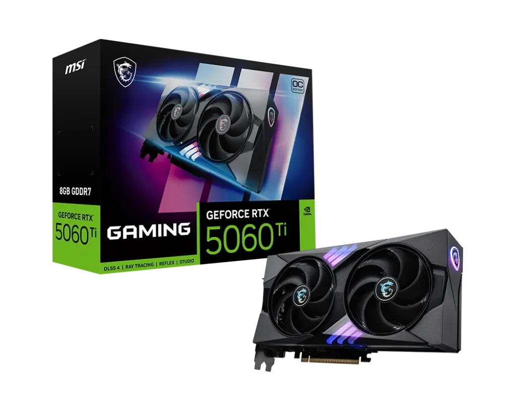Видеокарта MSI GeForce RTX 5060 Ti 8G GAMING OC 8Gb GDDR7 G506T-8GC, фото 1