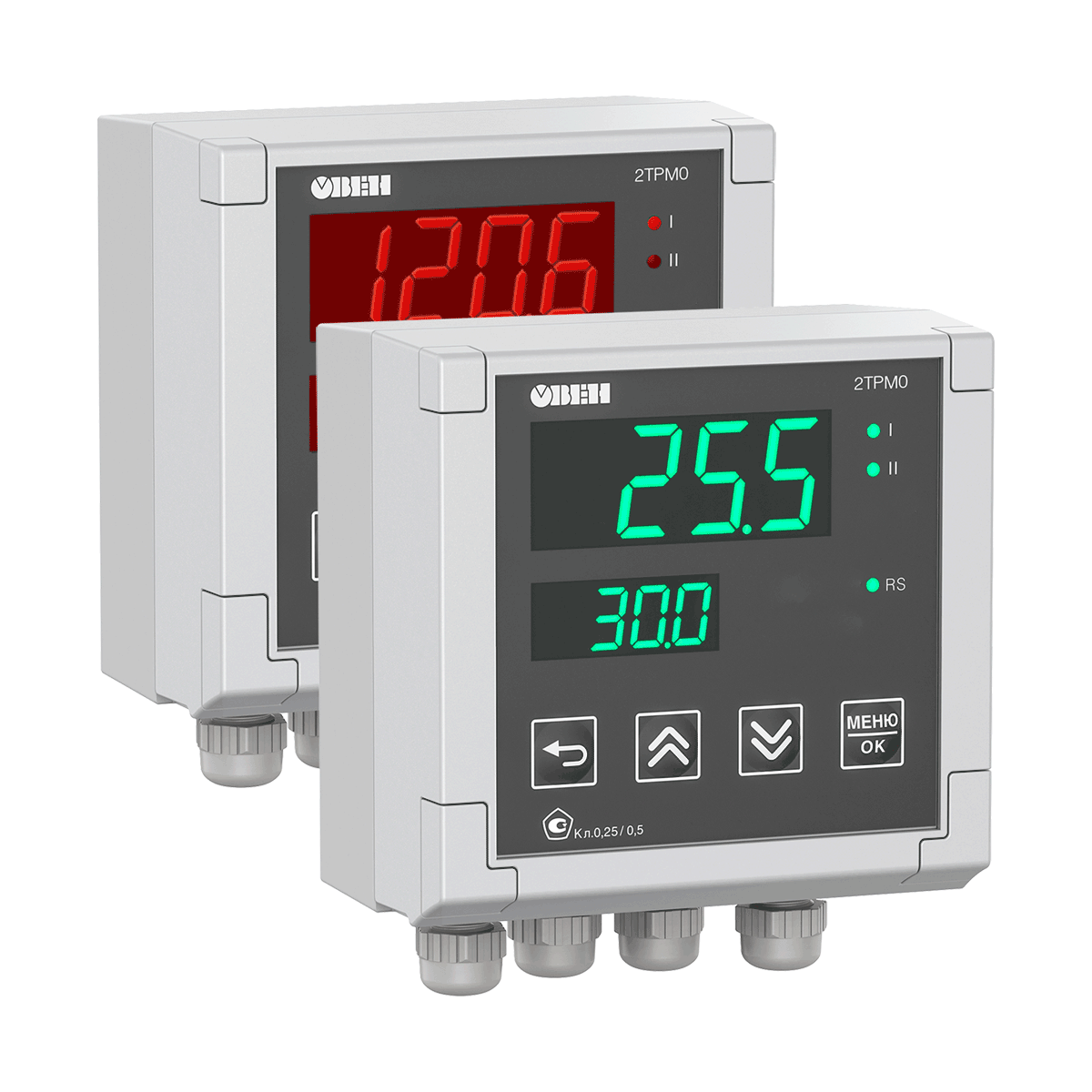 2ТРМ0 обновленный двухканальный измеритель с интерфейсом RS-485 2ТРМ0-Н.У3