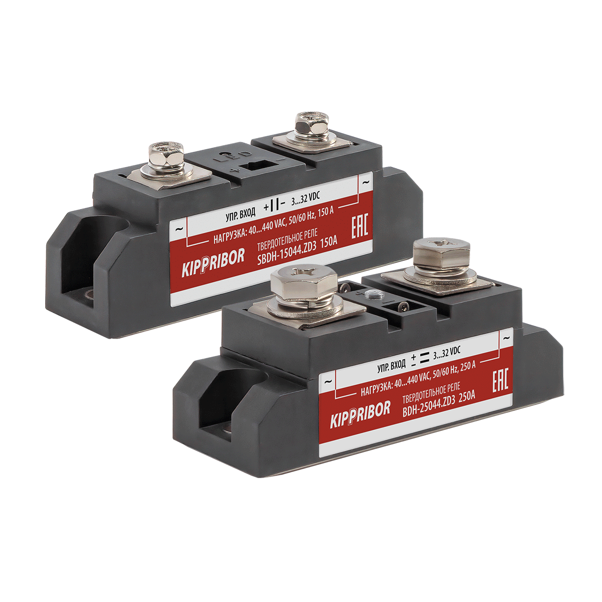 BDH-xx44.ZD3 и SBDH-xx44.ZD3 твердотельные реле для коммутации мощной нагрузки в корпусе промышленного