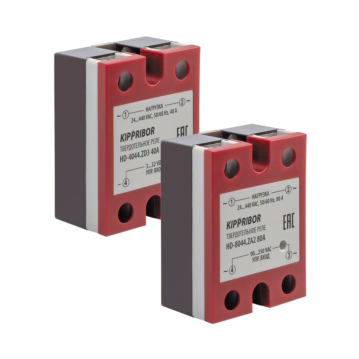 HD-xx44.ZD3 [M02] и HD-xx44.ZA2 [M02] твердотельные реле общепромышленные в стандартном корпусе HD-4044.ZA2