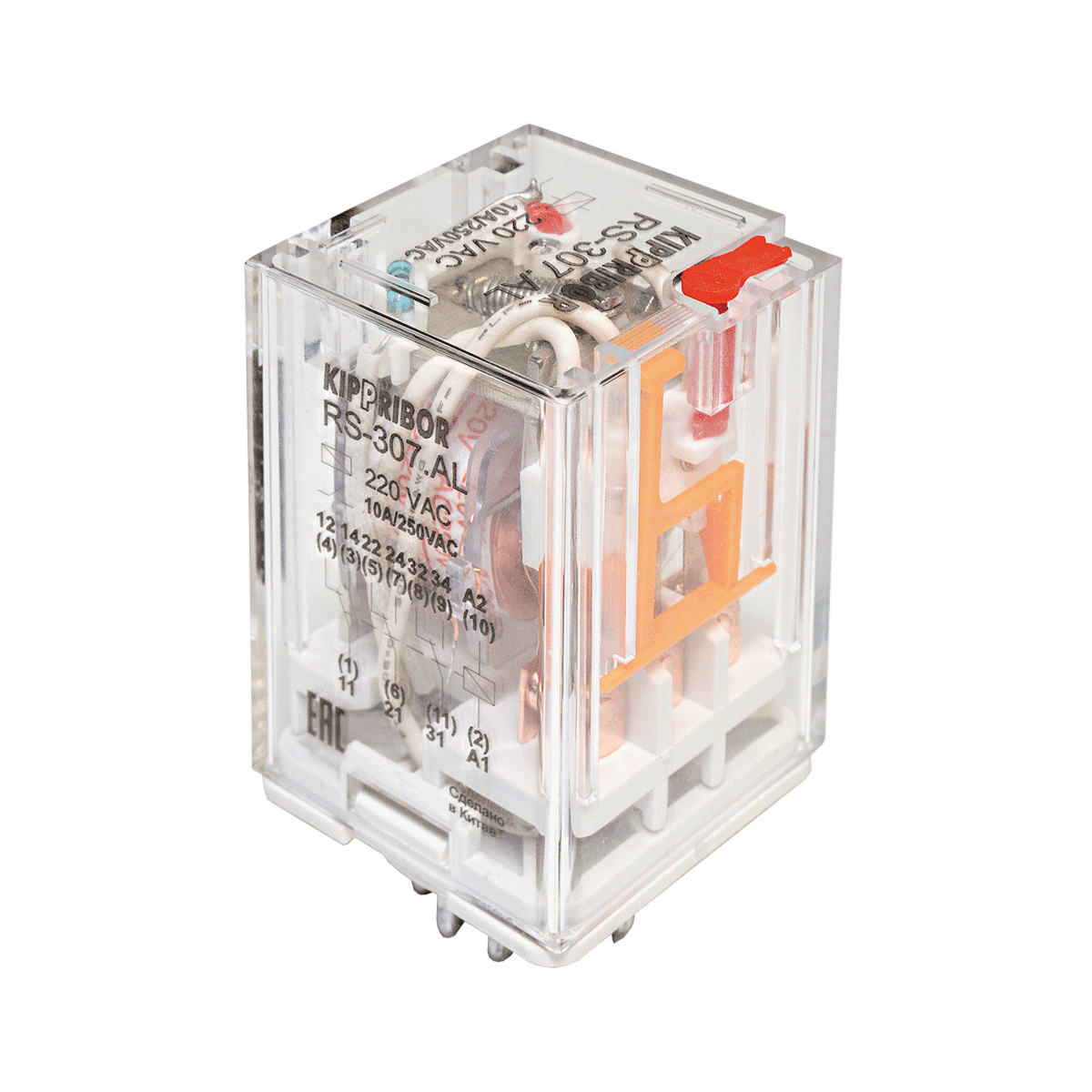 Промежуточные реле KIPPRIBOR серии RS в компактном корпусе (3-контактные) RS-307.ALTU