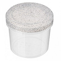 Банка с завинчивающейся крышкой "Asti" 0,7л (гранит светло-серый)