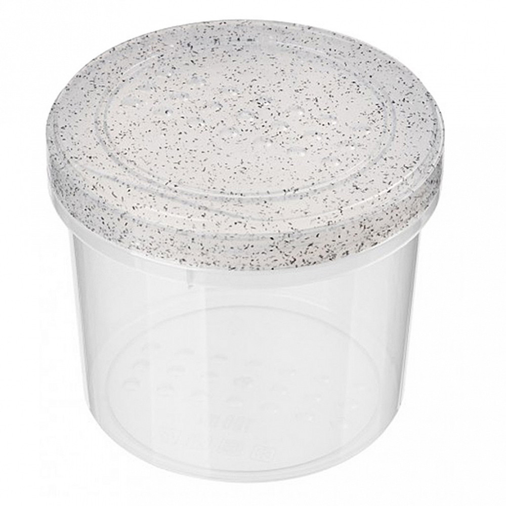 Банка с завинчивающейся крышкой "Asti" 0,7л (гранит светло-серый)