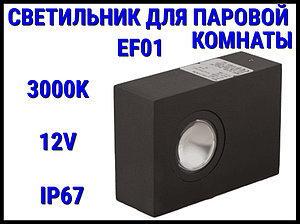Светильник настенный для Паровой комнаты EF01 (3000K, LED, 24V, 3 Вт, IP65)