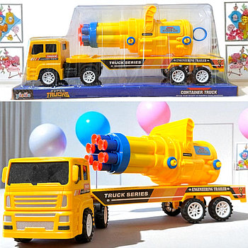 038-12 Трейлер с Пулеметом в колбе, 31*17см