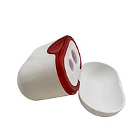 Двойная точилка для карандашей 5см х 4см красная