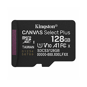 Карта памяти Kingston SDCS3/128GBSP Canvas Select Plus A1 U1 V10 128GB