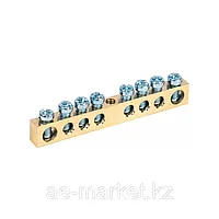 Шина "N" нулевая 6х9мм 8/1 (крепеж по центру) (KR0609G-8P)