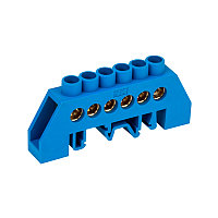 Шина "N" нулевая 8x12мм комб с изол "Стойка" ШНИ 6 X (KR0812K-6P)