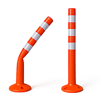 Дорожный парковочный столбик, гибкий