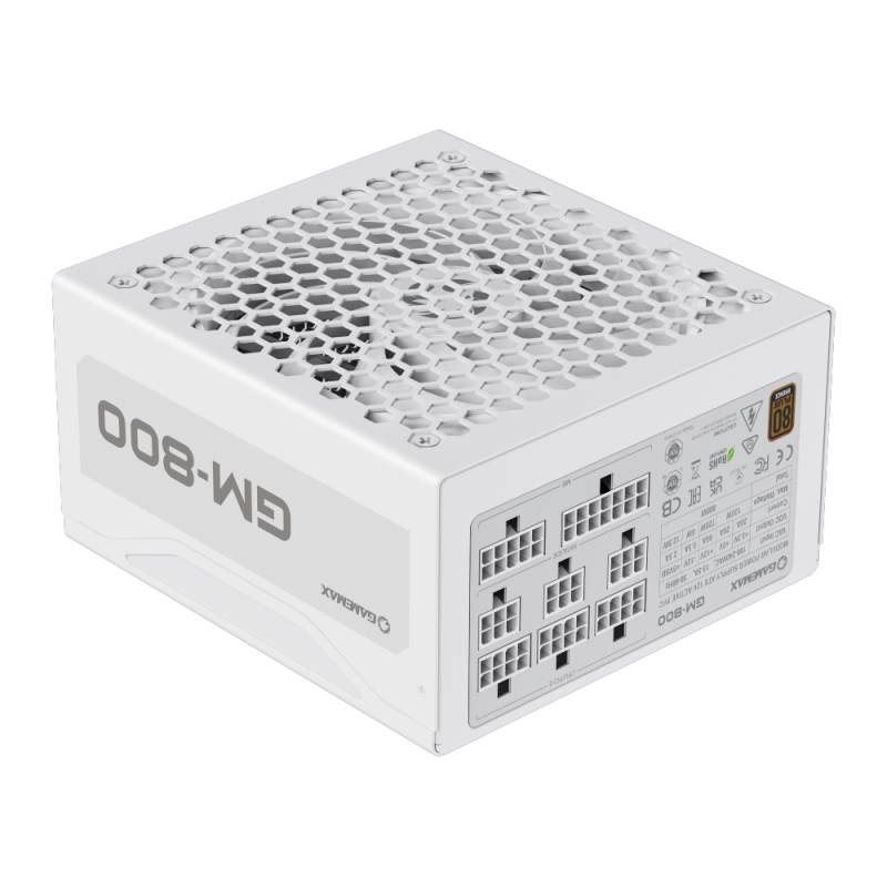 Блок питания 800W GameMax GM-800 White, фото 1