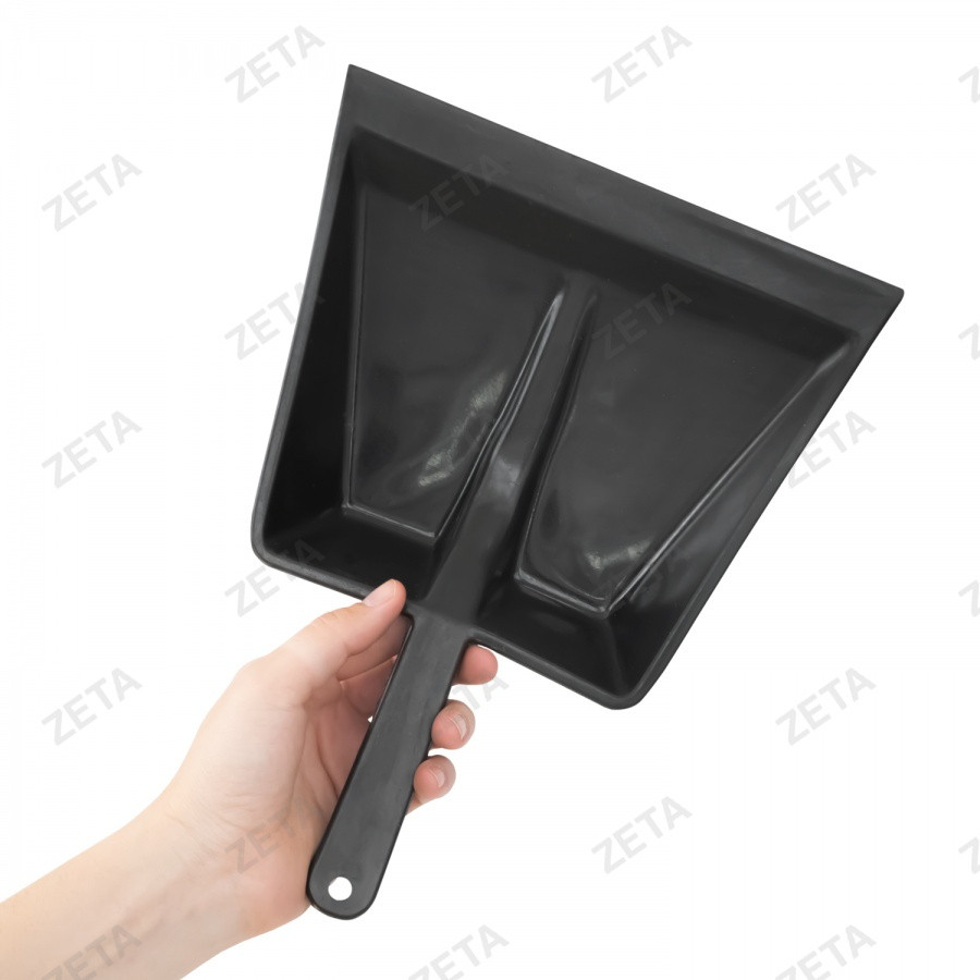 Совок  для мусора М м/п черный малый, фото 1