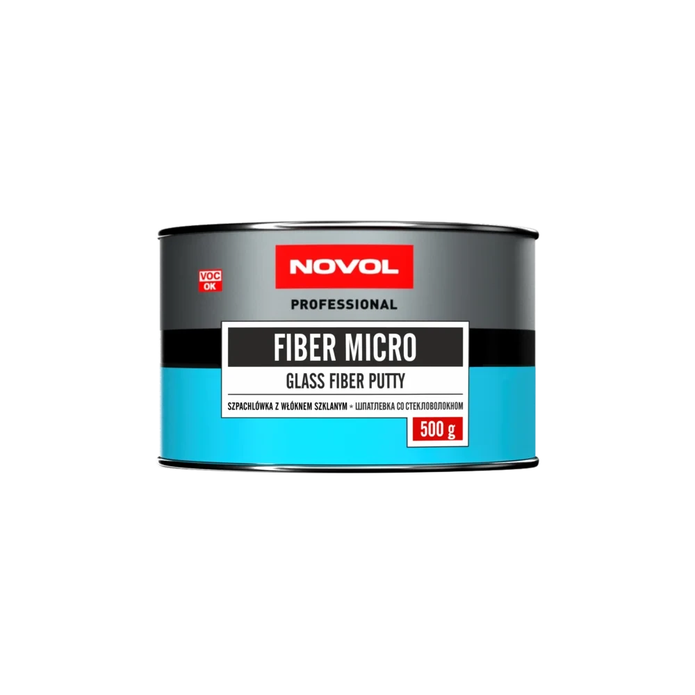 Шпатлевка со стекловолокном Novol FIBER MICRO