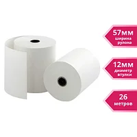 Чековая лента для кассового аппарата 57*26*12 (26м)