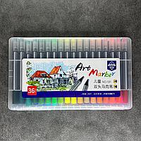 Набор двухсторонних маркеров 36 цветов Chaoran