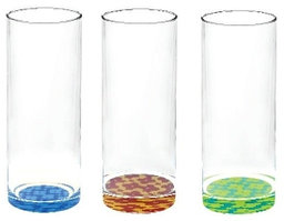 Стакан Симпатия "Цветная мозайка" 250 мл.  ООО "ОСЗ"