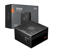 Блок питания PCCooler YK850, 850W, Non Modular, ATX 3.1, 80+ BRONZE, Fan 135mm, Support PCI-E 5.1, YK850