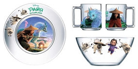 Набор для завтрака Райя и последний дракон 3 предмета ООО "ОСЗ"