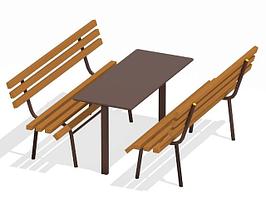 Парковая мебель - лавочки