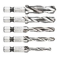 DeWalt, DT50060, Набор самонарезающих сверл по металлу M4 M5 M6 M8 M10 (5 шт)