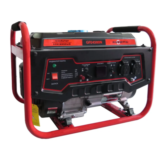 Magnetta, GFEA4500N, бензиновый генератор 2.9 кВт, 220 В, фото 1