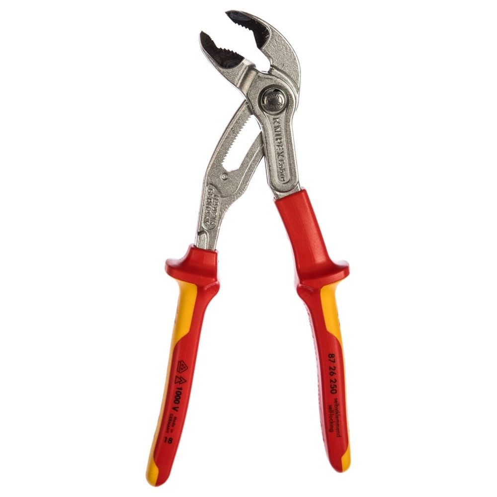 Клещи переставные с фиксатором KNIPEX "Cobra®" VDE 50х250мм 8726250, фото 1