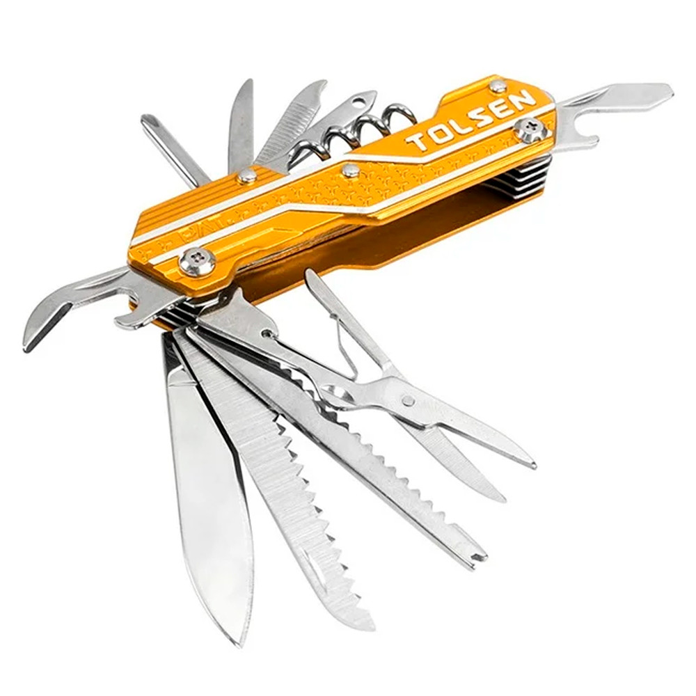 Нож складной многофункциональный TOLSEN 15в1 30048, фото 1