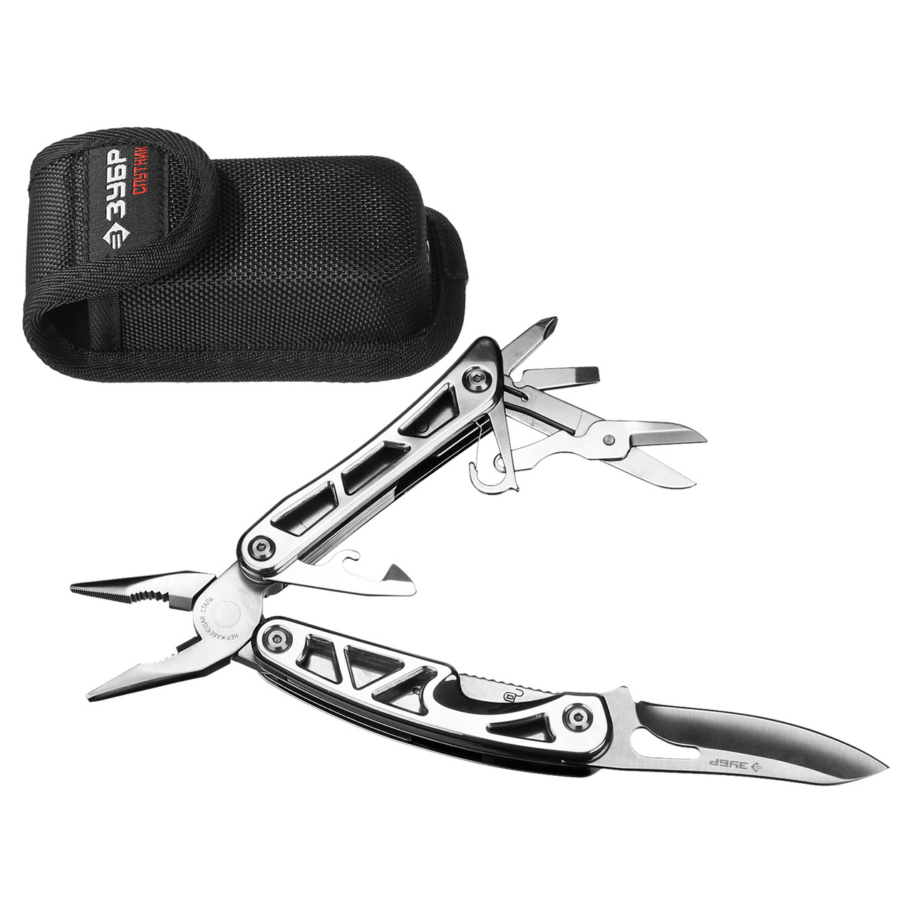 Инструмент многофункциональный ЗУБР "ПРЕМИУМ" 11в1 47770, фото 1