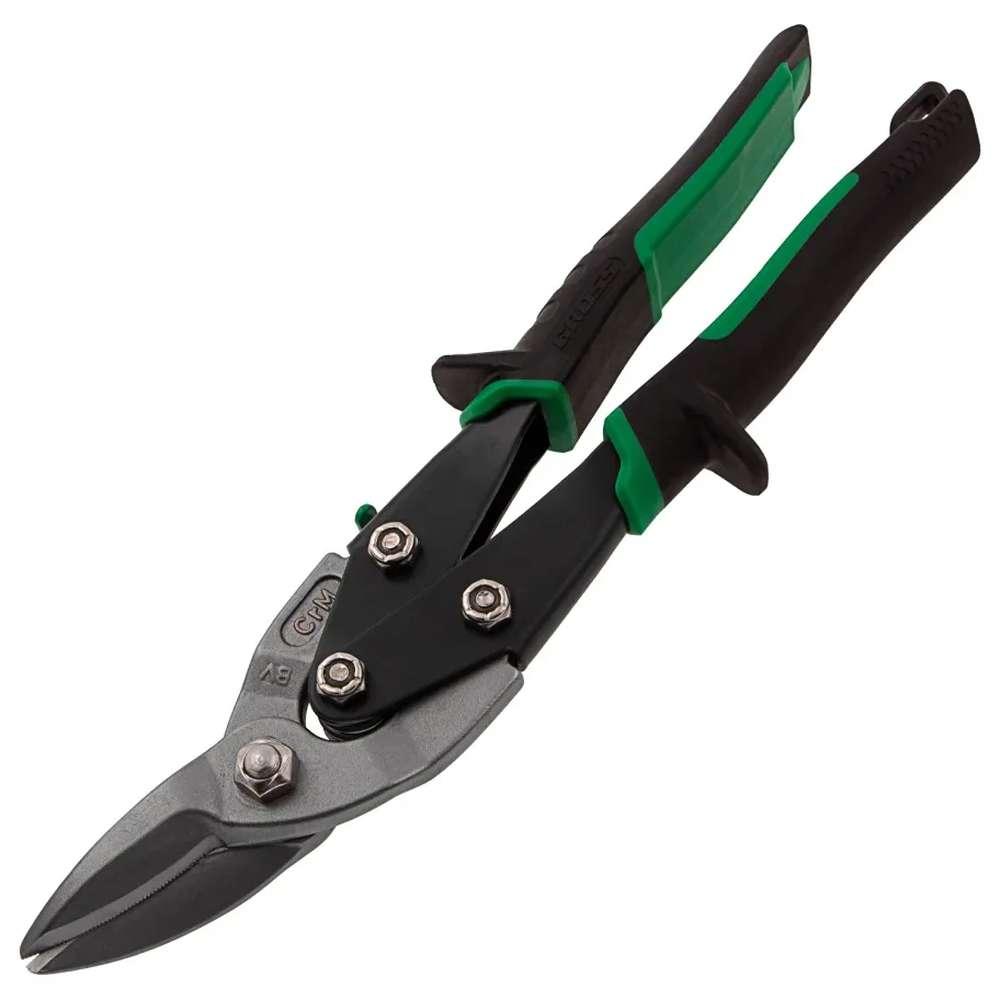 Ножницы по металлу GROSS PIRANHA СrMo прямой и правый рез двухкомпонентные рукоятки 250мм 78323, фото 1