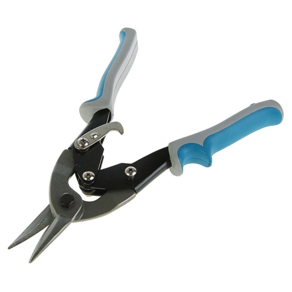 Ножницы по металлу прямые РемоКолор с обрезиненной рукояткой 250мм 19-6-401, фото 1