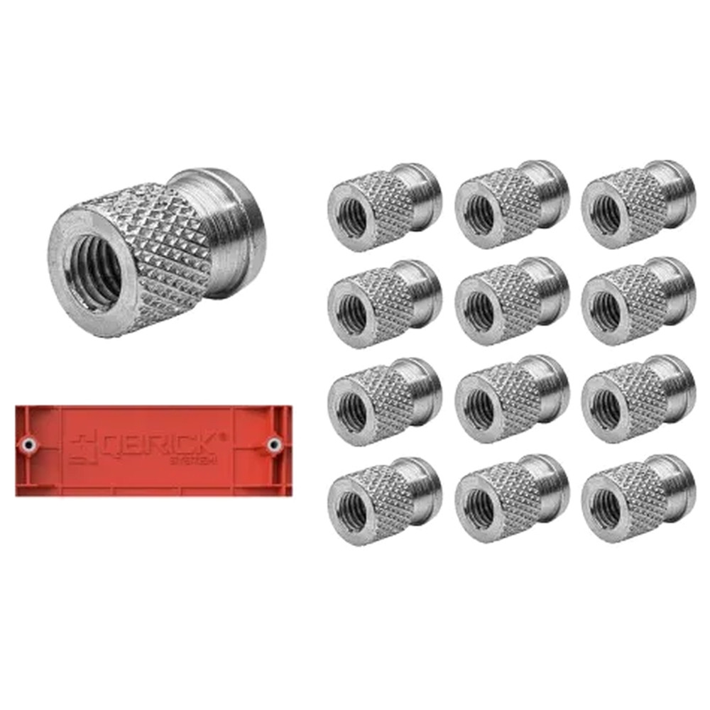 Набор резьбовых вставок для систем хранения QBRICK M8 12шт. Z258230PG001, фото 1