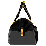 Сумка для инструмента Denzel 20 карманов съемный органайзер 10 карманов наплечный ремень 500x245x300мм 90293, фото 4