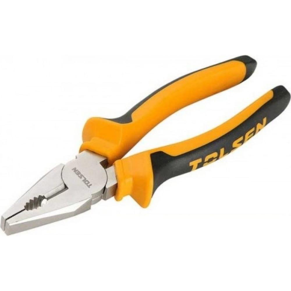Плоскогубцы TOLSEN комбинированная рукоятка 160мм 10000, фото 1