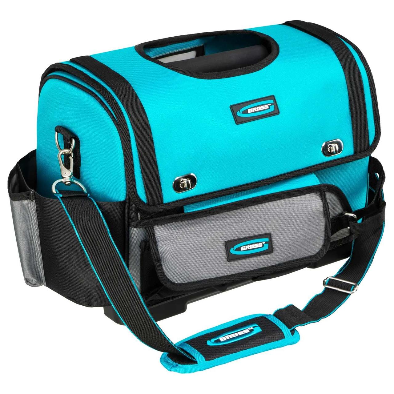 Переноска для инструмента GROSS пластиковое дно наплечный ремень 400x225x300мм 90274, фото 1