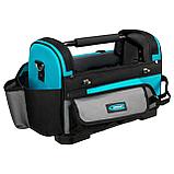 Переноска для инструмента GROSS пластиковое дно наплечный ремень 400x225x300мм 90274, фото 6