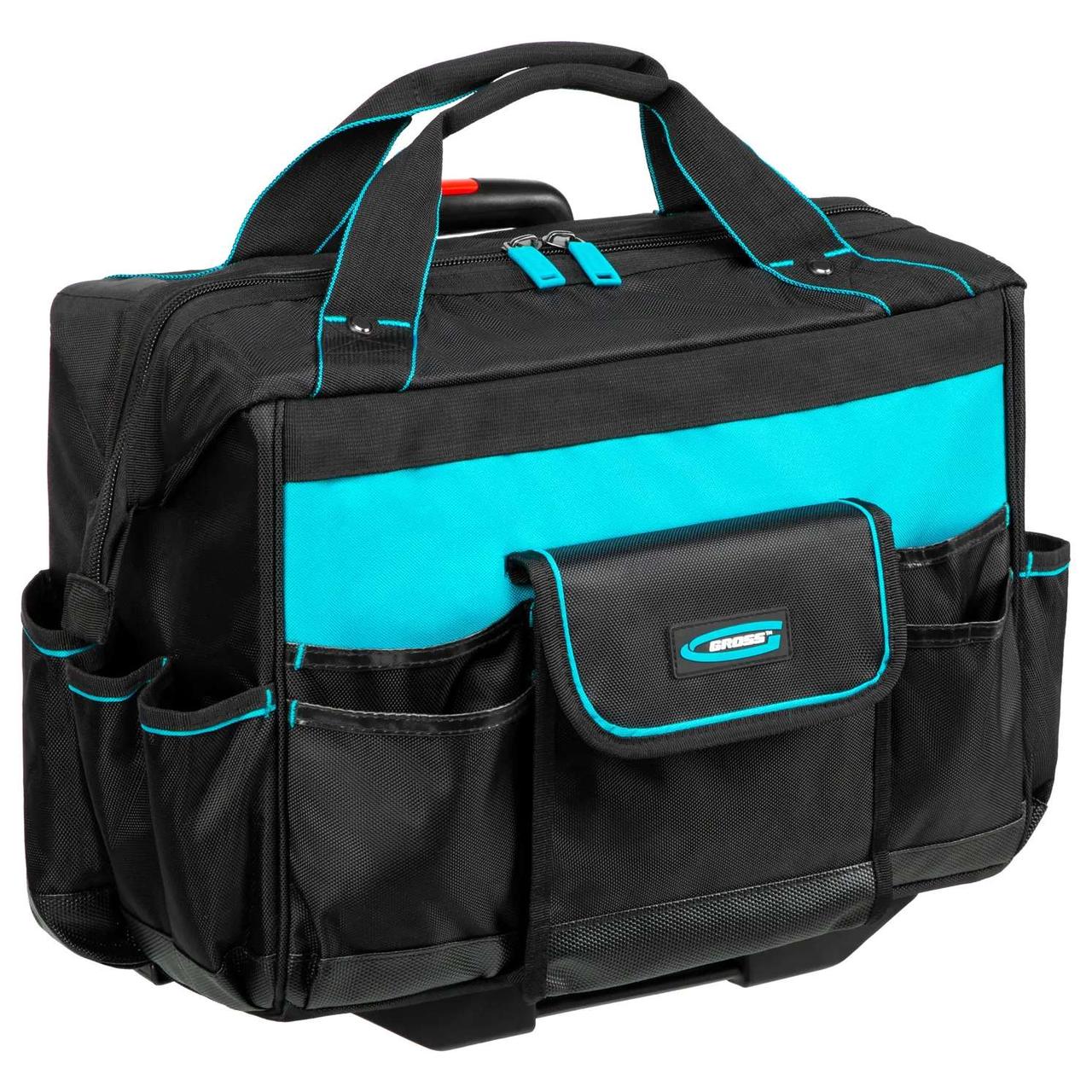 Сумка для инструмента GROSS выдвижная рукоятка колеса 460x240x340мм 90277, фото 1