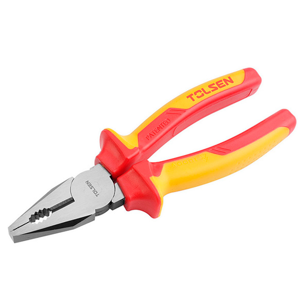 Плоскогубцы диэлектрические Tolsen CrV 180мм V16007, фото 1