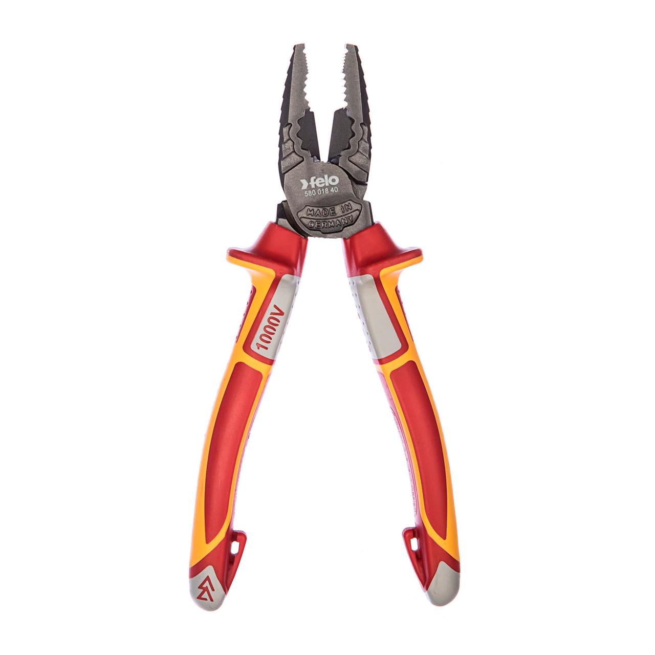 Диэлектрические комбинированные плоскогубцы Felo 180мм 58001840, фото 1