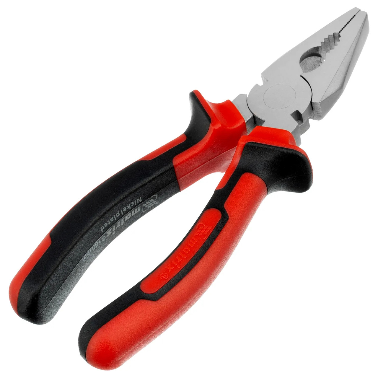 Плоскогубцы двухкомпонентные рукоятки никелированные MTX NICKEL 160мм 169029, фото 1