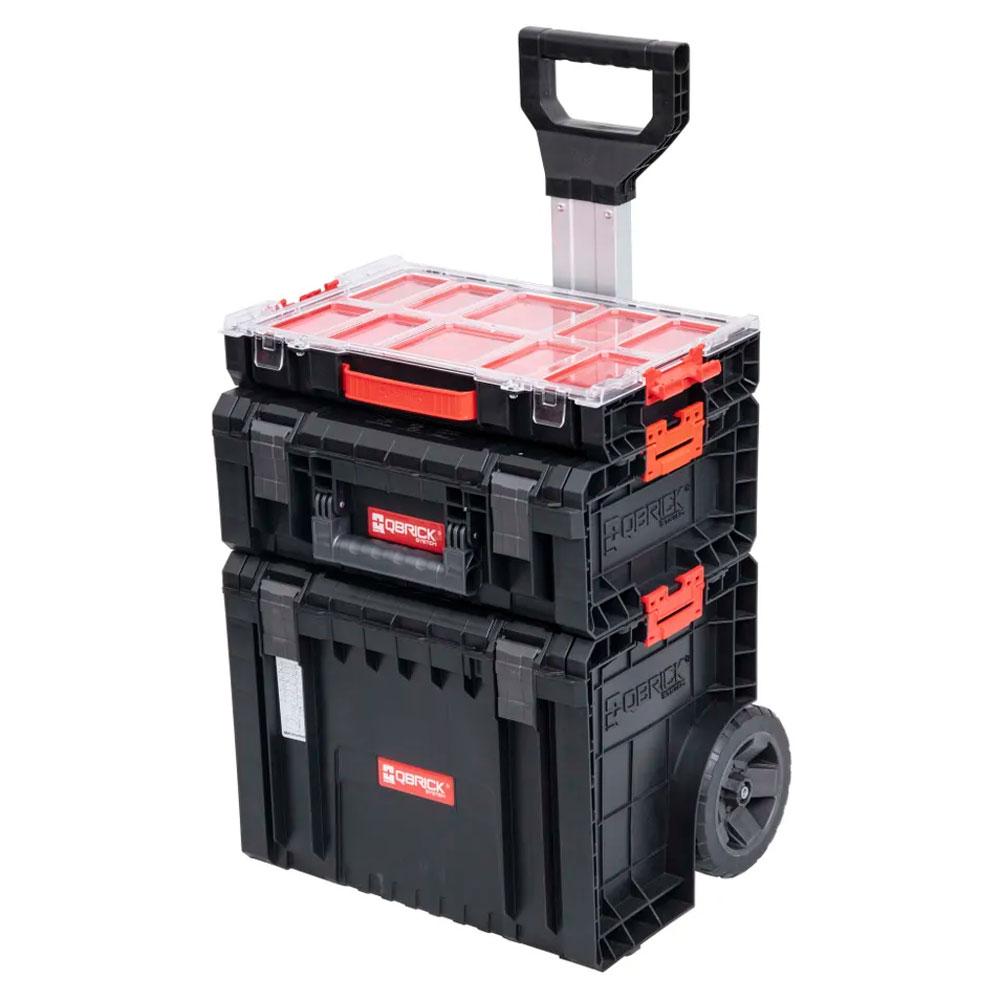 Набор ящиков для инструмента QBRICK System PRO Set 4: Cart; Technician Case; Organizer 100 450x390x690мм, фото 1