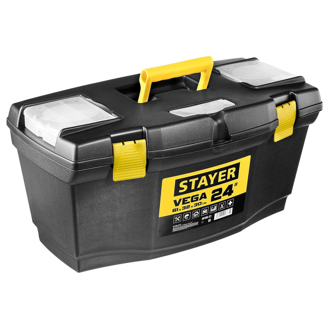Ящик для инструмента STAYER "VEGA-24" 38105-21_z03, фото 1