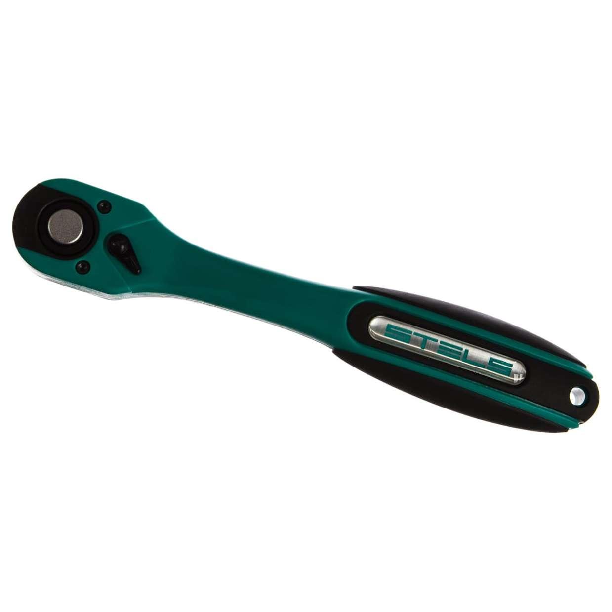 Ключ-трещотка STELS с быстрым сбросом 72 зуба CrV 1/2" 14030, фото 1