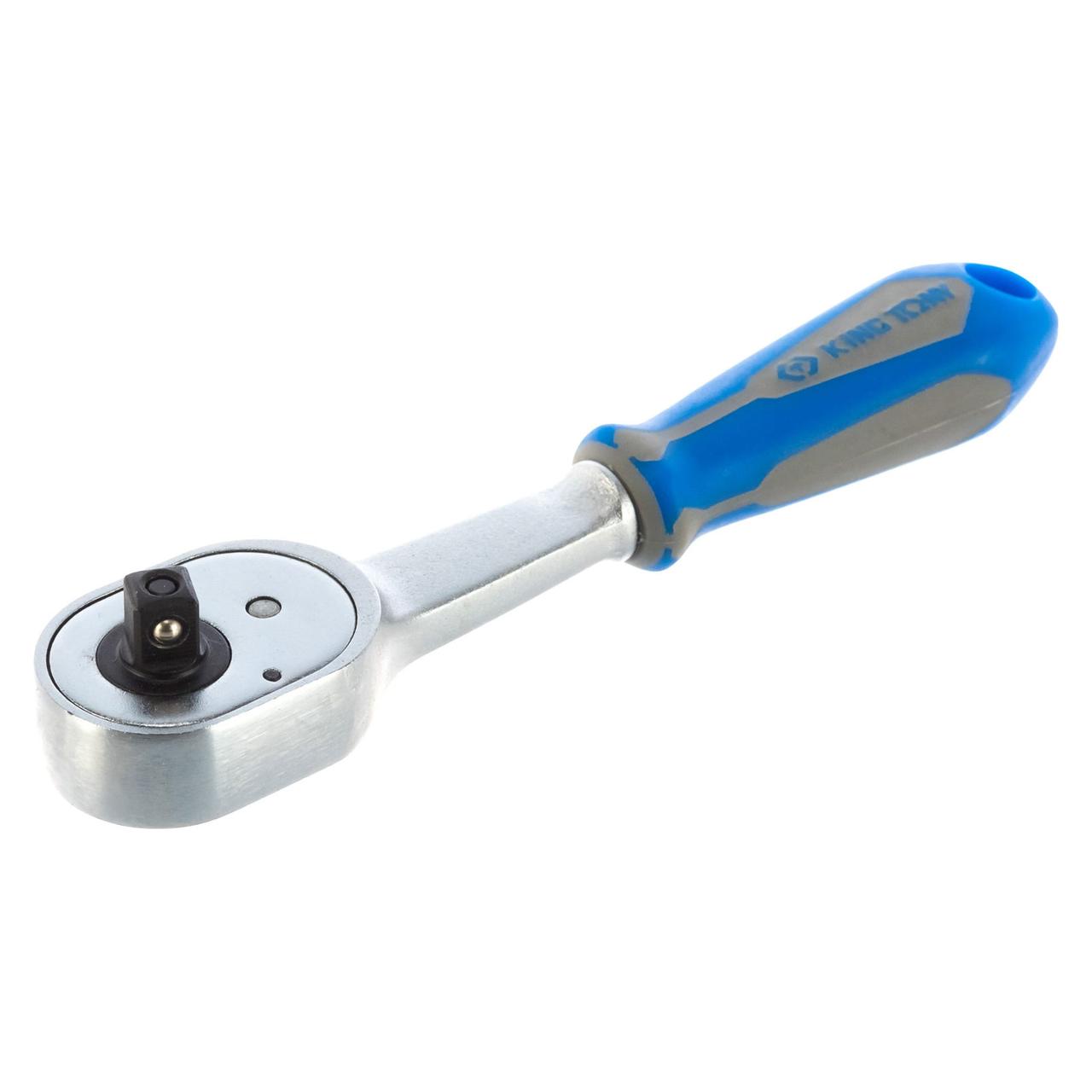 Трещотка флажковая KING TONY 1/4" 24 зубца 140мм 2771-55G, фото 1